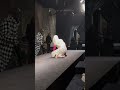 Doja Cat getting up to help the Model that fell at the Valentino Couture show in Paris