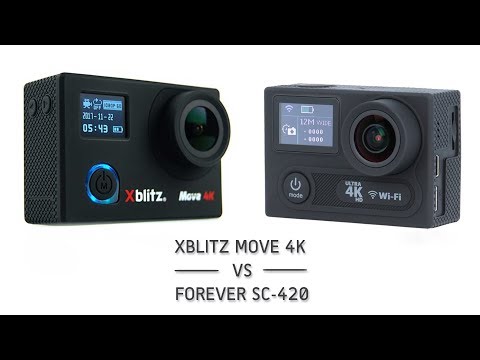 Xblitz Move 4K vs Forever SC 420 kamery sportowe porównanie