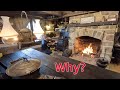 Why? A cookstove and fireplace in the same kitchen