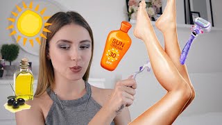 BACAKLARI YAZA HAZIRLAMAK!🌞🐳 + ÇEKİLİŞ
