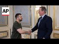 Zelenskyy welcomes UK Foreign Secretary Cameron in Kyiv