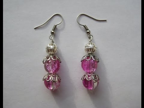 Серьги своими руками из камня