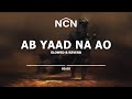 Ab Yaad Na Ao Rehne Do | Slowed & Reverb | No Copyright Nathee