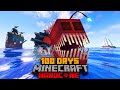 100 Days In An Underwater World In Hardcore Minecraft