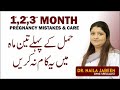 1st 2nd 3rd Month Pregnancy Mistakes & Plan | Pt#2 | First Trimester Tips | Hamal Mein Ehtiyat