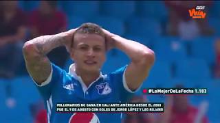 América de Cali 0 – 0 Millonarios. Fecha 9 Liga Aguila 2017–II – Win Sports