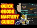 (UPDATED 2023) BEST Tips To MAX GEODE MASTERY In Trove!
