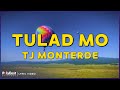 TJ Monterde - Tulad Mo (Lyric Video)