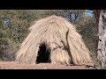 San Bushmen of the Kalahari Desert - A House That Could be Built Without Metal Tools