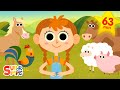 Animal Songs For Kids! | The Farmer In The Dell and LOTS More! | Super Simple Songs