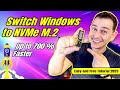 How to Transfer Windows from SSD to NVMe M2 for free - Tutorial 2023