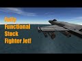 (KSP) Fully Function Fighter Jet w/ Rockets, Cluster Bombs,  Flares, Missile, Guns