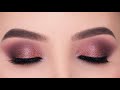 Smokey Rose Golden Eye Makeup Tutorial | Holiday Glam Look