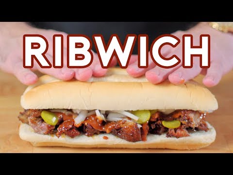 Binging with Babish Ribwich from The Simpsons