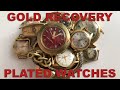 Gold Recovery from Plated Watches