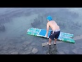 recycled PET bottles turned into DIY stand up paddle board (SUP)