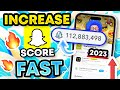 Increase Snapchat Score FAST 2023 (112,000,000+ SNAP SCORE) iPhone (iOS) / Android - EASY 100% WORKS