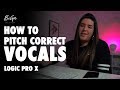 How to Pitch Correct Vocals like a PRO! - [Logic Pro X]