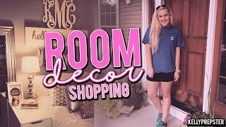 ROOM DECORE SHOPPING VLOG!! Saturday, August 26, 2017 || Kellyprepster