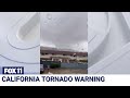 Rare tornado warning issued for San Diego County
