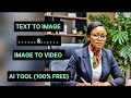 100% FREE TEXT TO IMAGE & TEXT TO VIDEO AI TOOL