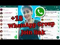 +18 whatsapp group join link | whatsapp group join kaise kare
