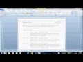 How to Make an Easy Resume in Microsoft Word