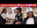 Abhishek Ayesha Fun In Vanity Before Khali Botal Song Shoot !