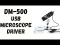 SUNSHINE DM-500 USB Microscope Software and Driver Download and install