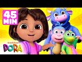 Dora's Friendship Adventures! 💕 45 Minute Full Episode Marathon! | Dora & Friends