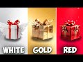 CHOOSE YOUR GIFT🎁  WHITE ,GOLD OR RED 🤍💛❤️