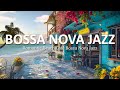 Romantic Beach Café Bossa Nova Jazz | Embrace Tranquility with Serene Ocean Waves Harmony 🌊🎶💕