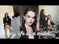my life as a model | photoshoots, travel, modeling jobs