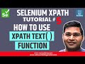 Selenium XPath Tutorial #5 - XPath text() Method | Find element by Text