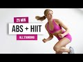 25 MIN ALL STANDING ABS Workout - No Equipment, No Sitting, No Repeats Home Workout