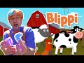 Blippi Learns About Farm Animals | Learning Animals For Kids | Educational Videos For Children