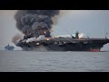 Today's Tragedy! Ukraine's Newest F-16C Blows Up Russia's Largest Aircraft Carrier for the First Tim