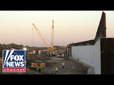 Texas begins building makeshift border wall with surprising material