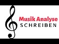 Musik Analyse schreiben - Analyse in Musik Klausur verfassen ( Melodik / Takt / Tonart / Harmonik )