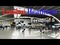 【Airport Tour】2023 London Heathrow Airport Terminal 5 Check-in and Arrival Area
