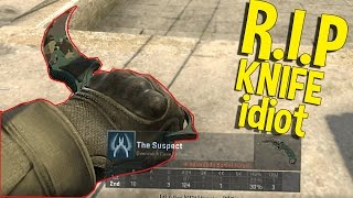 CS:GO HACKING WITH AN EXPENSIVE KNIFE REALLY?? (FUNNY MOMENTS)