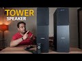 Blaupunkt Bluetooth Tower Speaker - Powerful Sound, Elegant Design, and Karaoke Ready