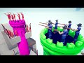 COLOR TOWER TAKEOVER TOURNAMENT | Totally Accurate Battle Simulator TABS