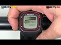 Garmin Forerunner 10 Setup Settings with GPS City