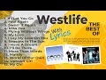 the best of westlife (with lyrics)