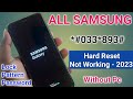 Samsung M31, A03, A12, A50, A51 Hard Reset Not Working (Without Pc 2023) Pin Pattern Lock Remove