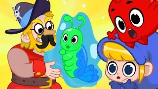The Pirates steal Aqually! Morphle Super hero Magic Pet toy animations for kids!