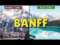 EXACTLY When You Should Visit Banff National Park (Canada) Pros & Cons of Each Season + tips