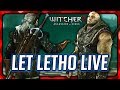 Geralt Lets Letho Live - Witcher 2 Ending