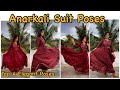 Anarkali Suit Poses | Candid Photo Poses For Girls | Santoshi Megharaj #howtopose